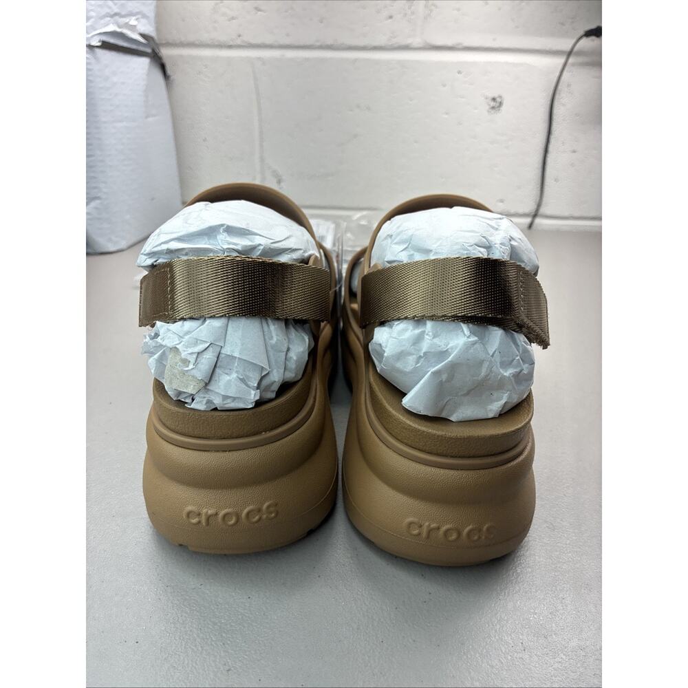 New Crocs Soho Y-Strap Sandals Sepia 211755-2EY Size W8 Women’s 8 With Tags - Picture 3 of 6